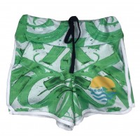 SHORTS BEACH.ME PAINT INFANTIL - VERDE